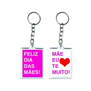 Chaveiro de Acrílico Dia das Mães