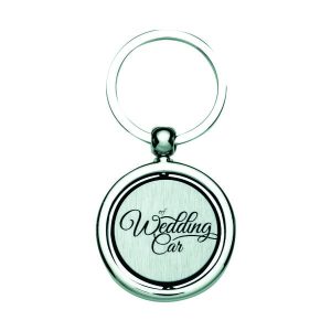 Chaveiro de metal giratório personalizado