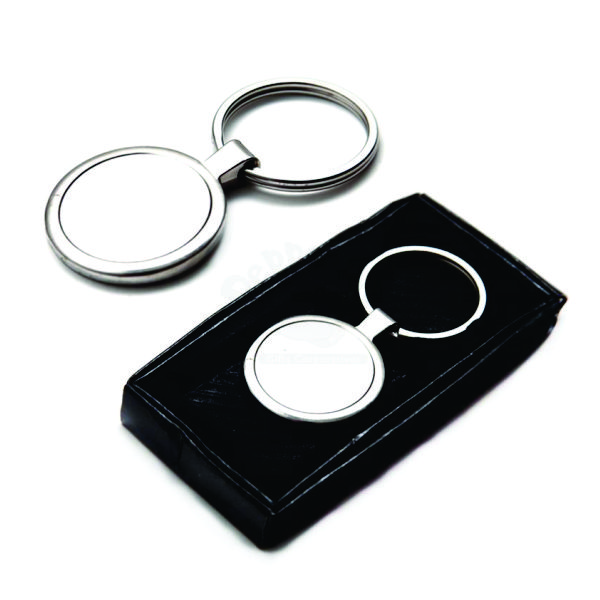 Chaveiro de metal redondo personalizado