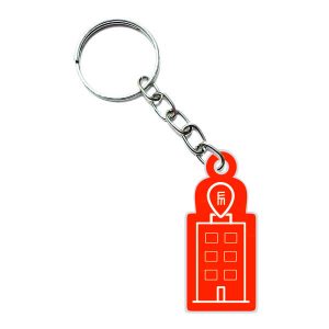 Chaveiro de metal resinado personalizado