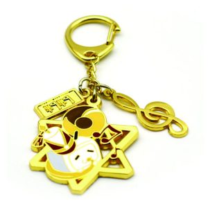 Chaveiro de resina com metal promocional