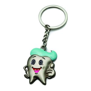 Chaveiro dente de metal