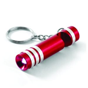 Chaveiro lanterna alumínio personalizado