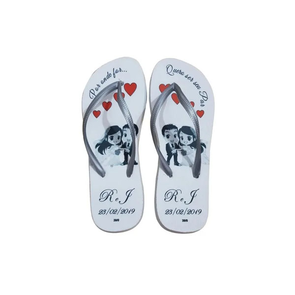 Chinelo Personalizado Para Casamento