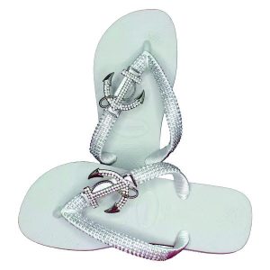 Chinelos Personalizado Branco Pérola