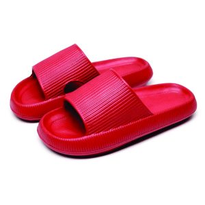 Chinelos Personalizados Vermelho Claro