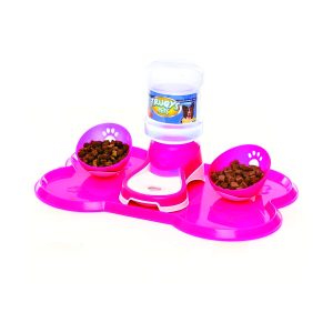 Comedouro Duplo Personalizado De Cachorro