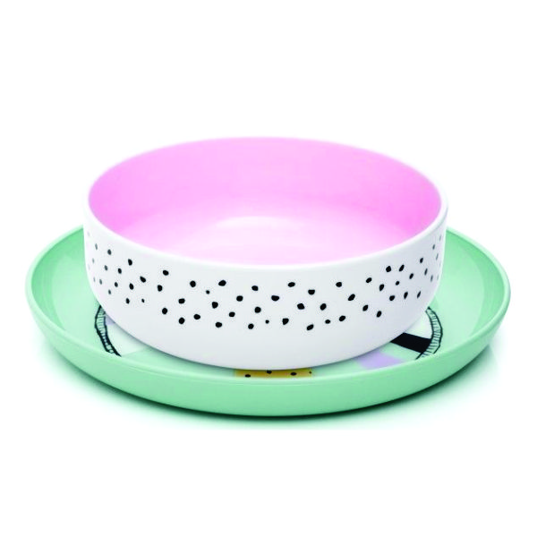 Comedouro de Porcelana e Personalizado