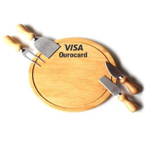 Conjunto para Queijo Personalizado Suporte