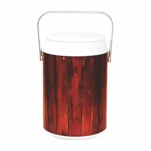 Cooler Térmico Estampa de Madeira 30 Litros Cerveja