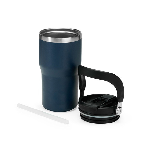 Copo térmico com tampa personalizado