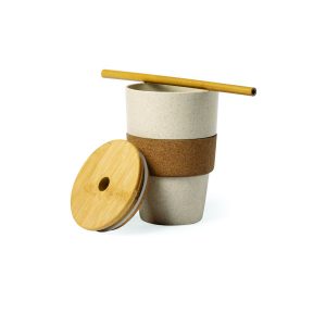 Copo bambu e personalizado