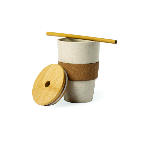 Copo bambu e personalizado