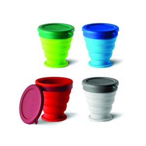 Copo com Tampa em Silicone Personalizado