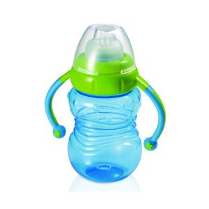 Copo com bico de silicone para bebê