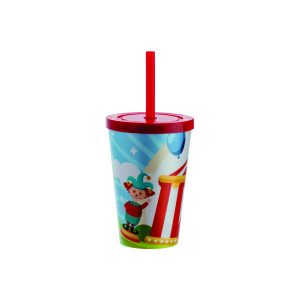 Copo com canudo para personalizar