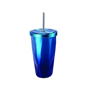 Copo com tampa canudo personalizado