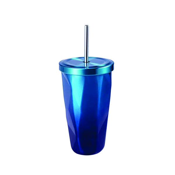 Copo com tampa canudo personalizado