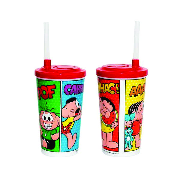 Copo e com canudo infantil