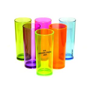 Copo long drink neon personalizado