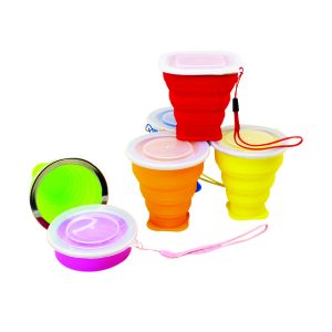 Copo retrátil silicone e personalizado