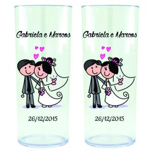 Copos Personalizados para Casamento