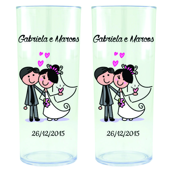 Copos Personalizados para Casamento