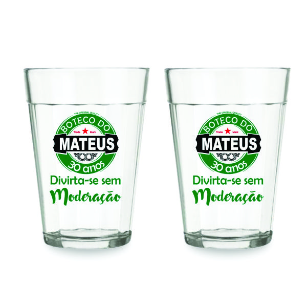 Copos ecológicos personalizados para festa