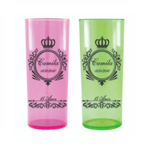 Copos personalizados 15 anos
