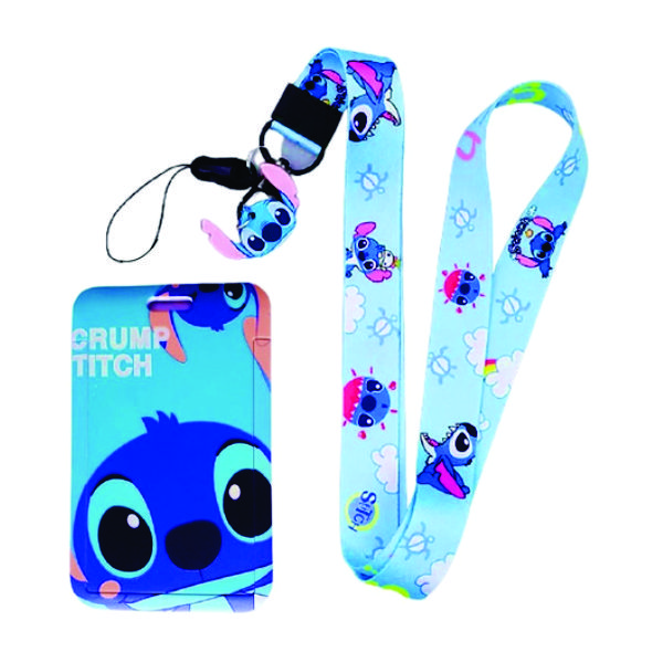 Cordão Para Crachá Lilo e Stitch