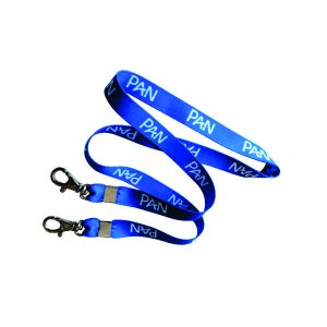 Cordão Para Crachá Personalizado Azul