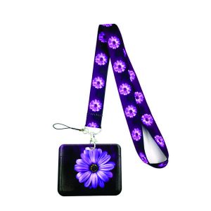 Cordão Para Crachá Personalizado Roxo