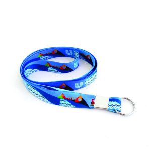 Cordão porta crachá retrátil personalizado