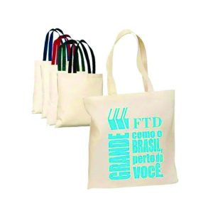 Ecobag em Algodão Cru Personalizada