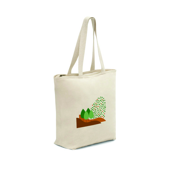 15 Ecobag em juta com alças algodão personalizada