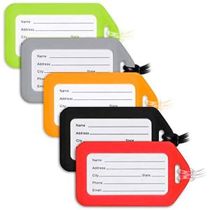 Etiqueta de identificação de bagagem