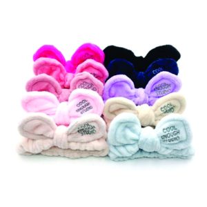 Faixa Cabelo Aveludada Personalizada Logo