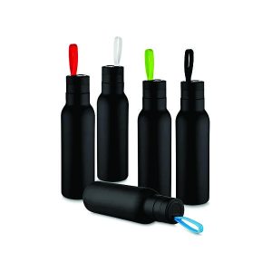 Garrafa Térmica Personalizada Preto Fosco