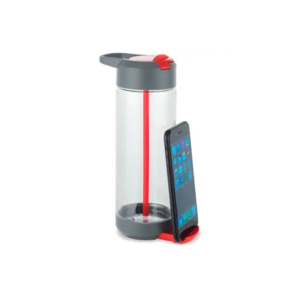 Garrafa squeeze e porta celular para brindes
