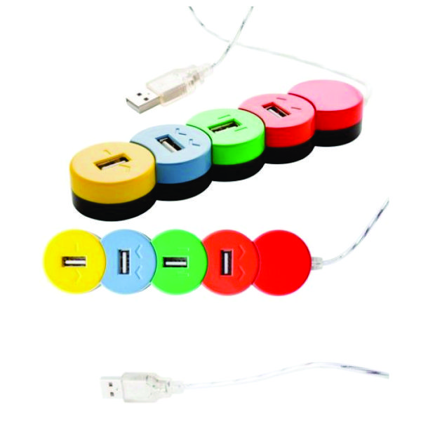 Hub USB Colorido Personalizado