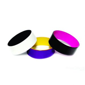 Pulseira de silicone com camada dupla