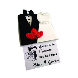 Imã Geladeira para Casamento