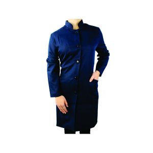 Jaleco Feminino Gola Padre Azul