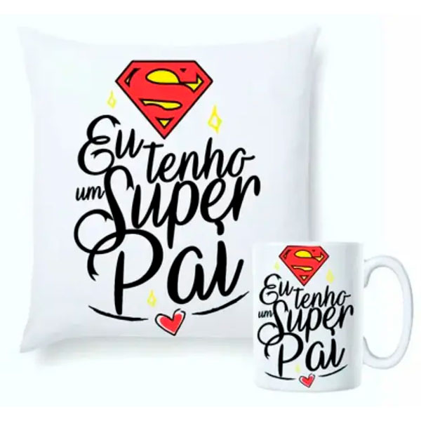 Kit Almofada e Caneca