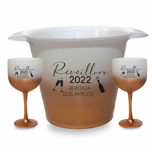 Kit Balde de Gelo Personalizado