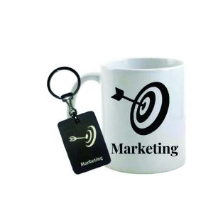 Kit Caneca e Chaveiro Dia do Marketing