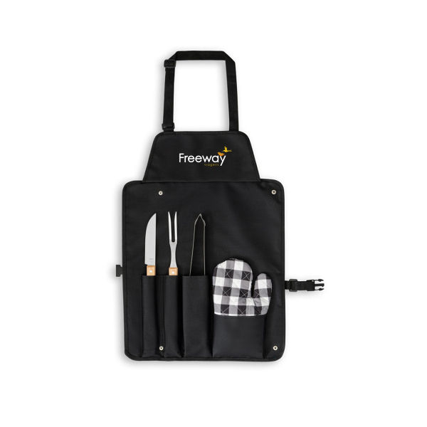 Kit Churrasco com Avental para Brindes