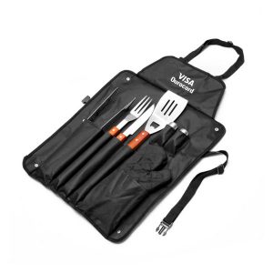 Kit Churrasqueiro com Avental De Brinde