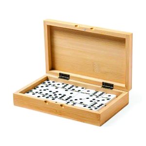 Kit Jogos em Caixa de Madeira Envelhecida