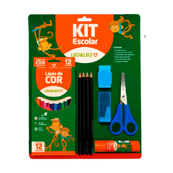 Kit Material Escolar Personalizado para Brindes Educativos